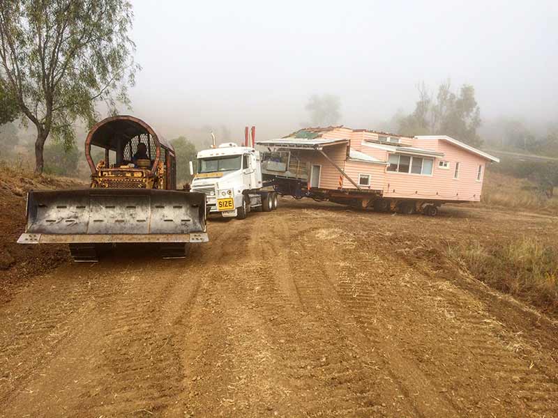 House being relocated - House relocation in Sunshine Coast QLD